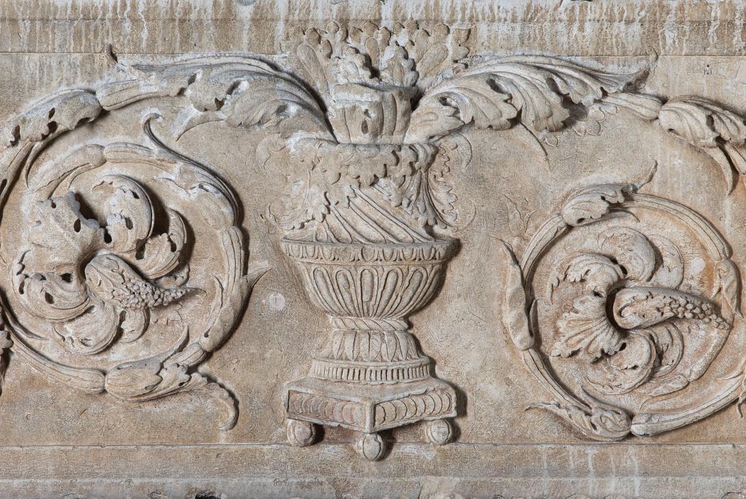 La scultura ornamentale del Tempio di San Sebastiano